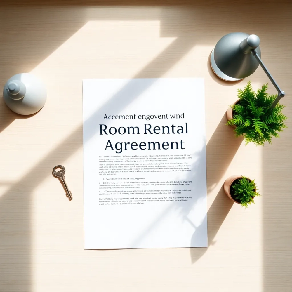 Umowa najmu pokoju z używalnością kuchni i łazienki
