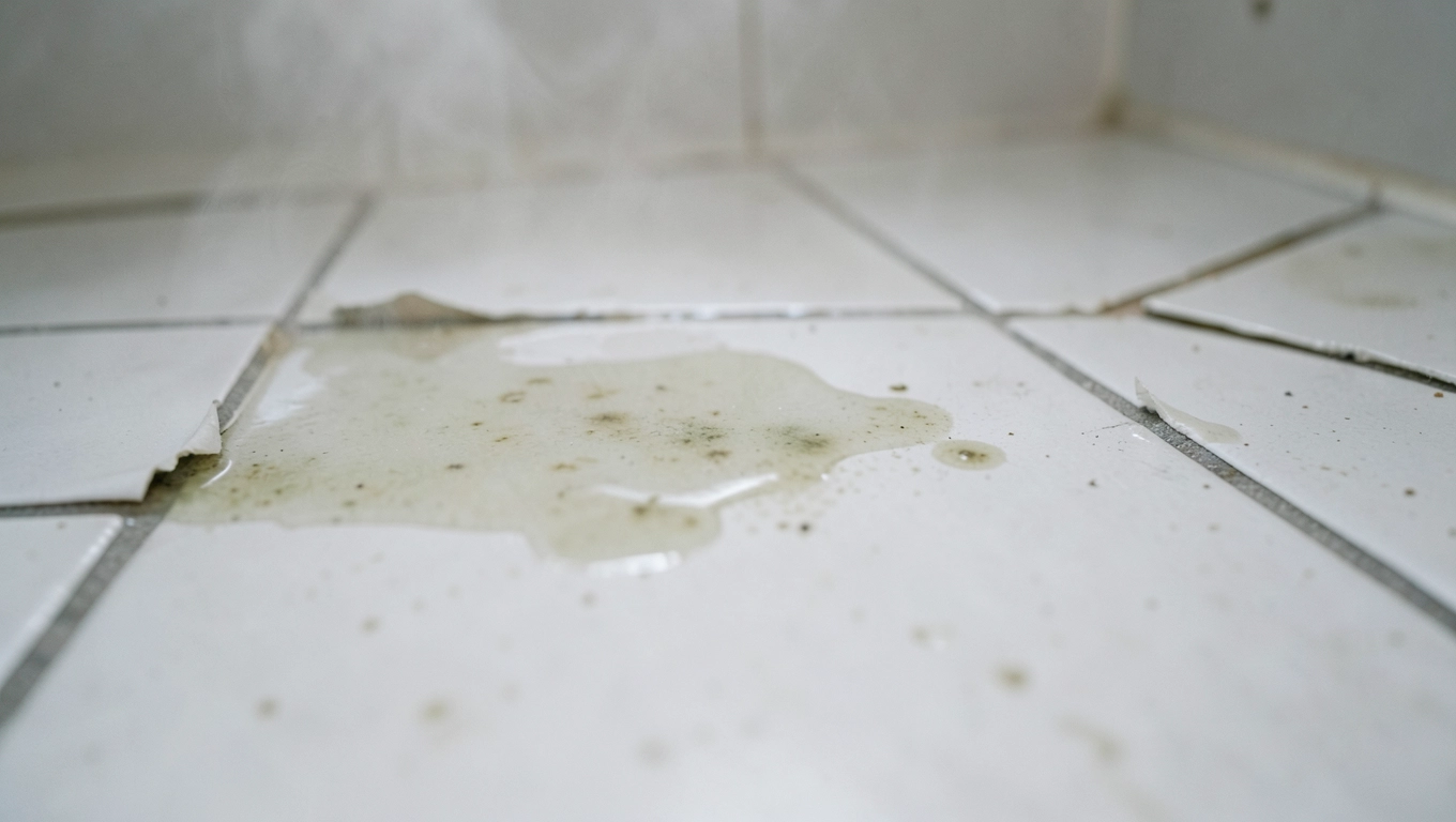 Wady płytek winylowych w strefie prysznica