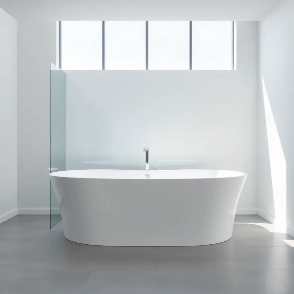 Wanna 180 x 80 z parawanem