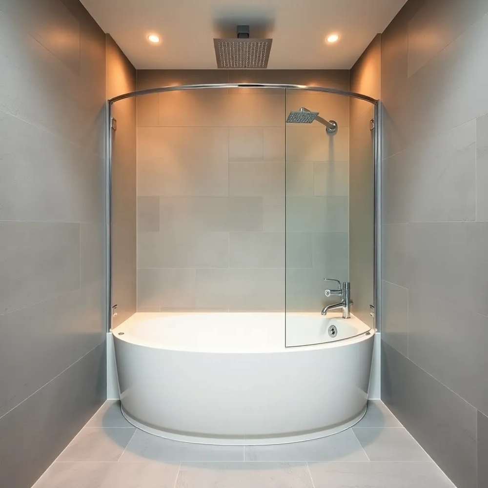 wanna narożna z prysznicem