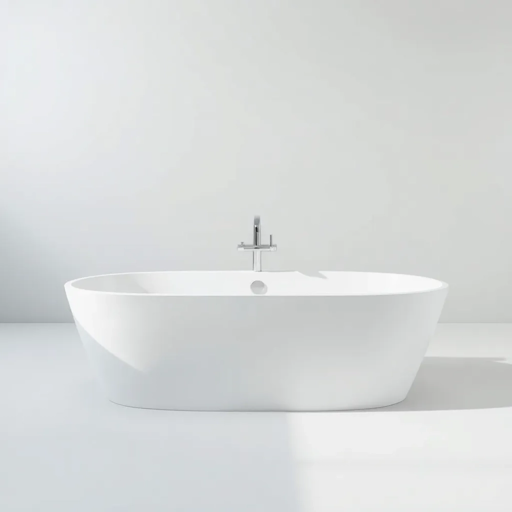 Wanna wolnostojąca 160 z odpływem z boku