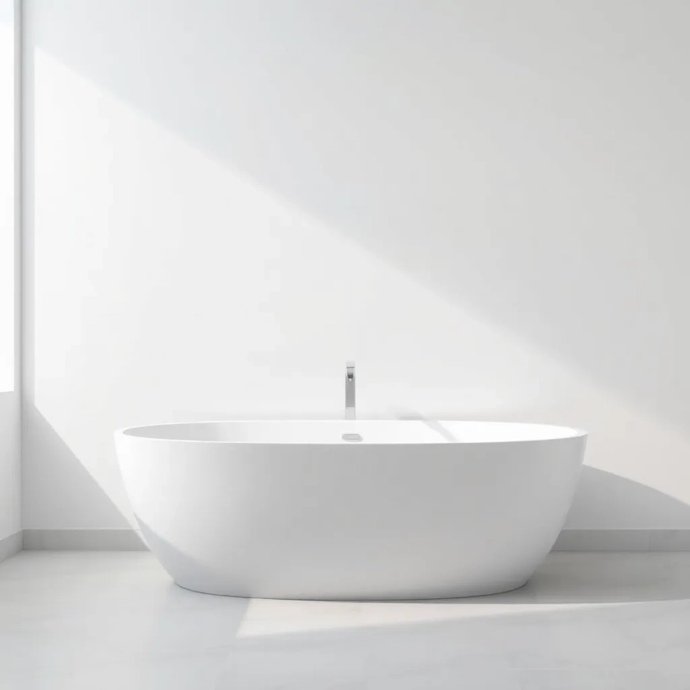 Wanna wolnostojąca przyścienna z konglomeratu