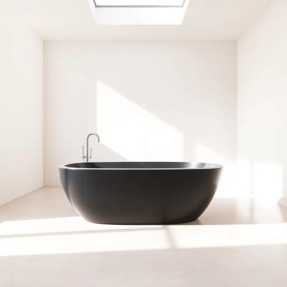 Wanna wolnostojąca z kamienia