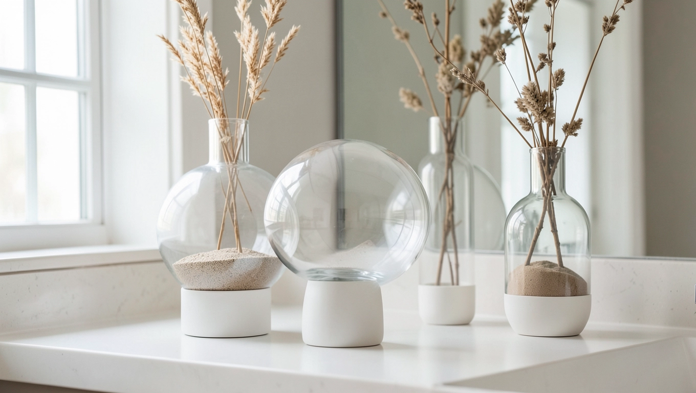 Wazony na blat łazienkowy