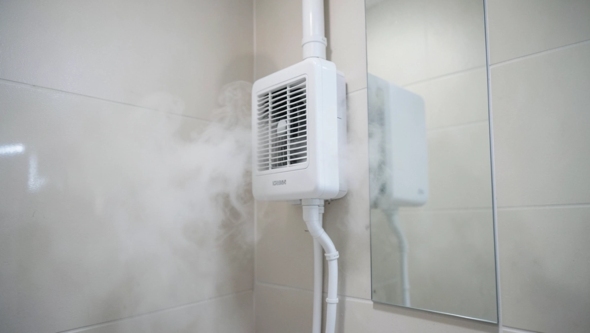 Wentylacja elektryczną w łazience