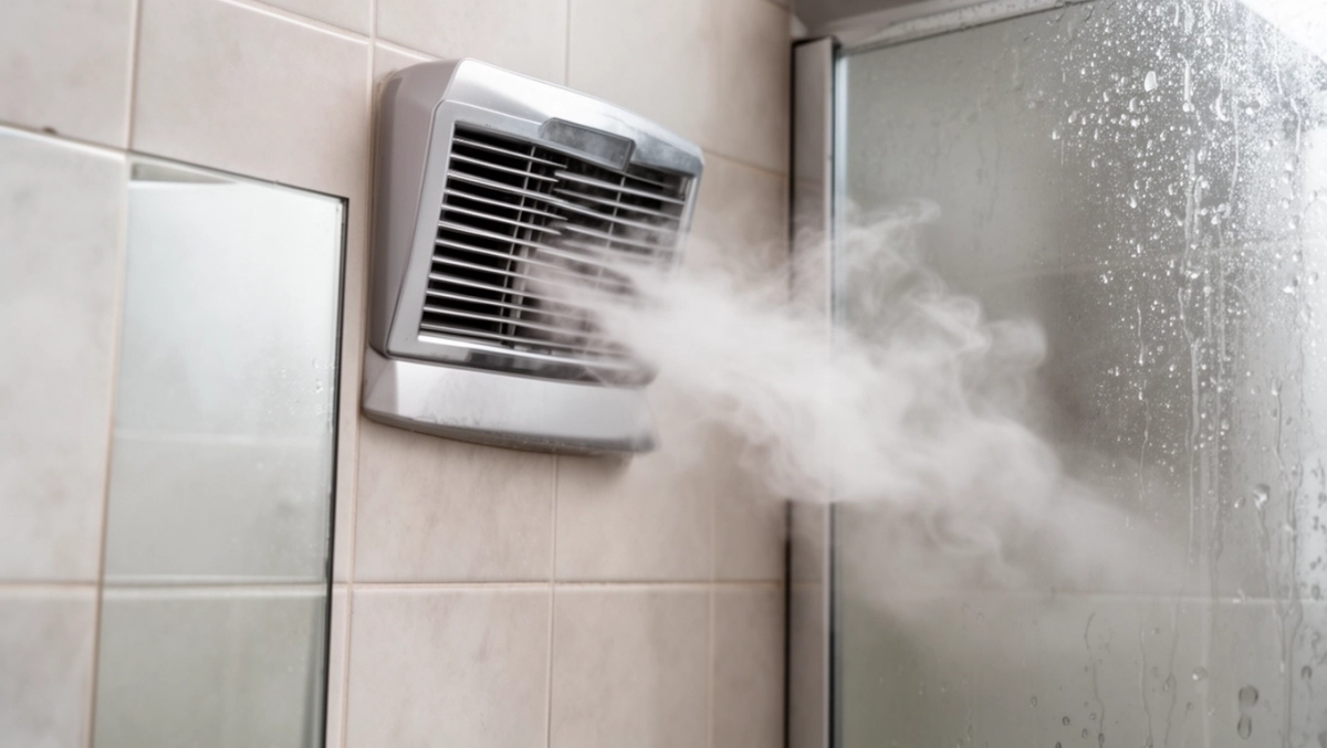 Wentylacja łazienki przez ścianę