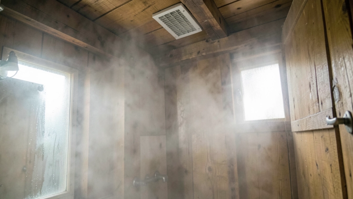 Wentylacja łazienki w drewnianym domu