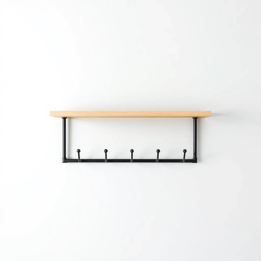 Wieszak z półką do przedpokoju