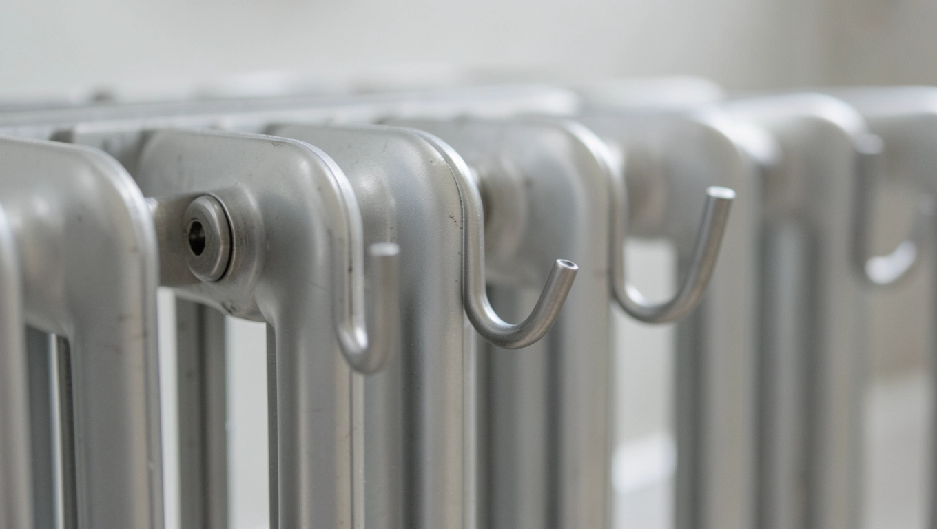 Wieszaki do grzejników stalowych łazienkowych