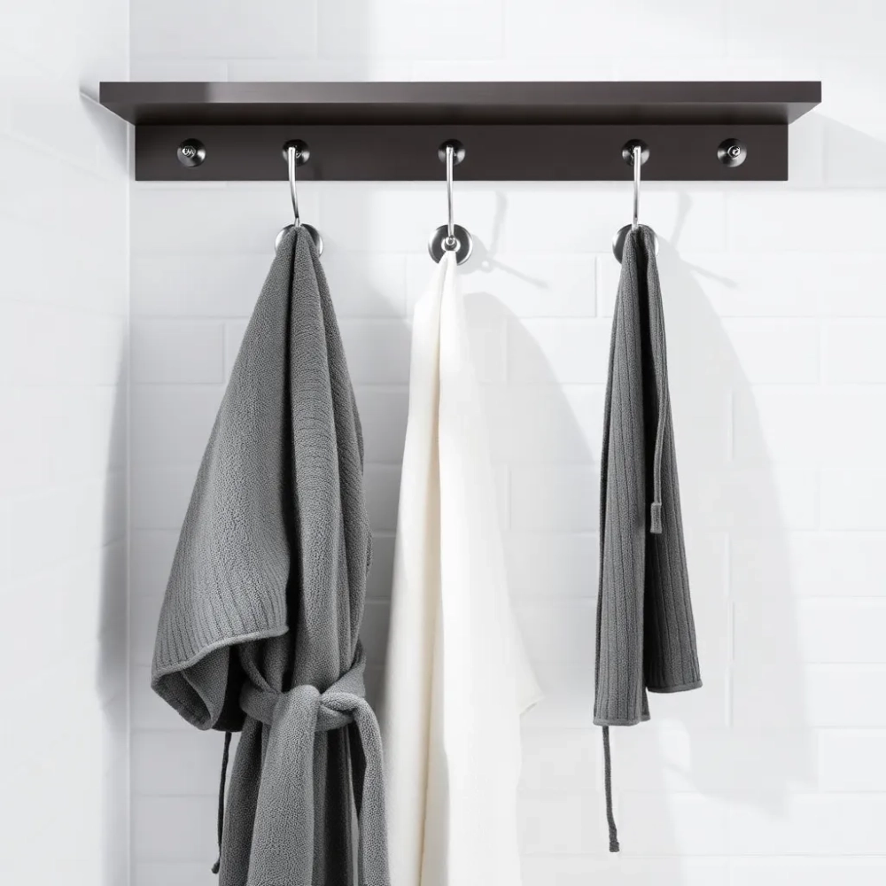 Wieszaki do łazienki bez wiercenia tesa