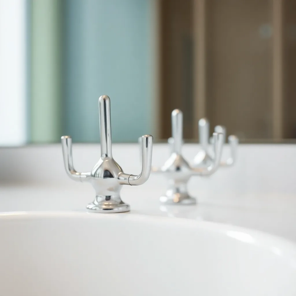 Wieszaki do łazienki chrom