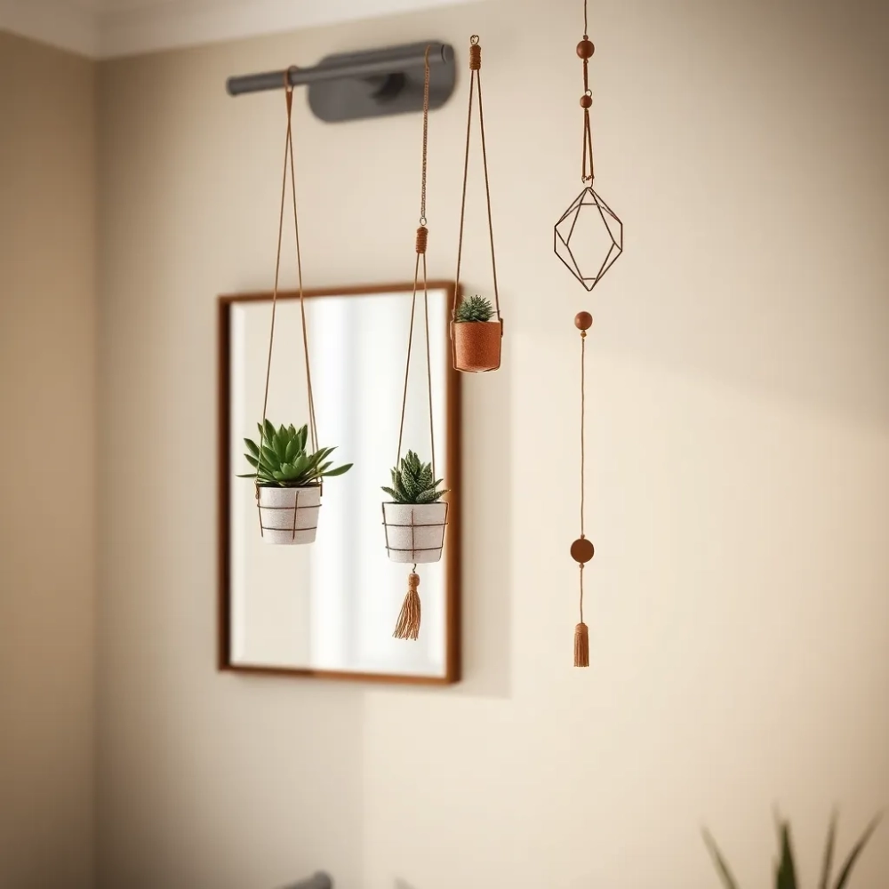 Wiszące ozdoby do łazienki