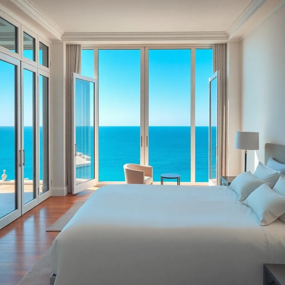 Wolne pokoje z widokiem na morze