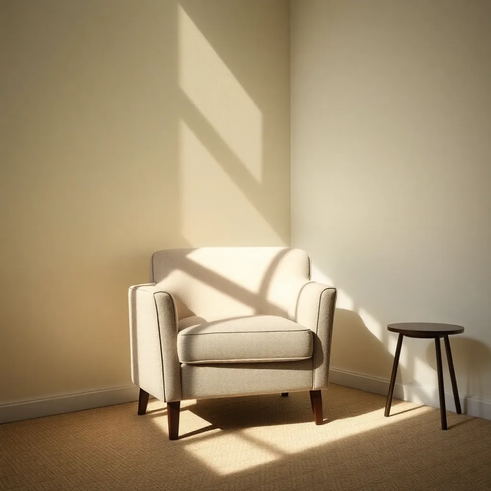 Wygodny fotel do małego pokoju