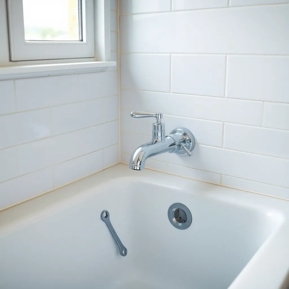 Wymiana baterii w zabudowanej wannie