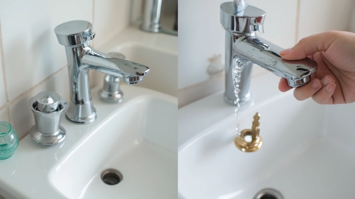 Wymiana wylewki w baterii umywalkowej