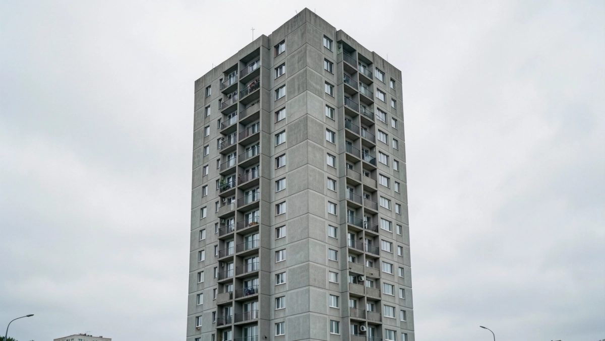 wymiary bloku mieszkalnego