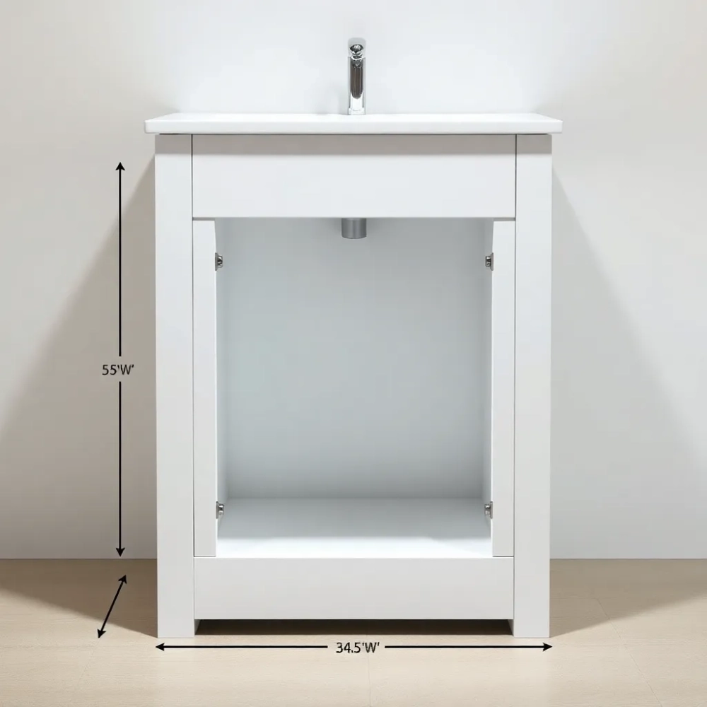 Wymiary szafki pod umywalkę nablatową