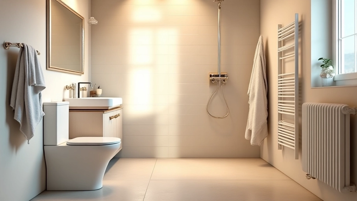 wysokość grzejnika łazienkowego