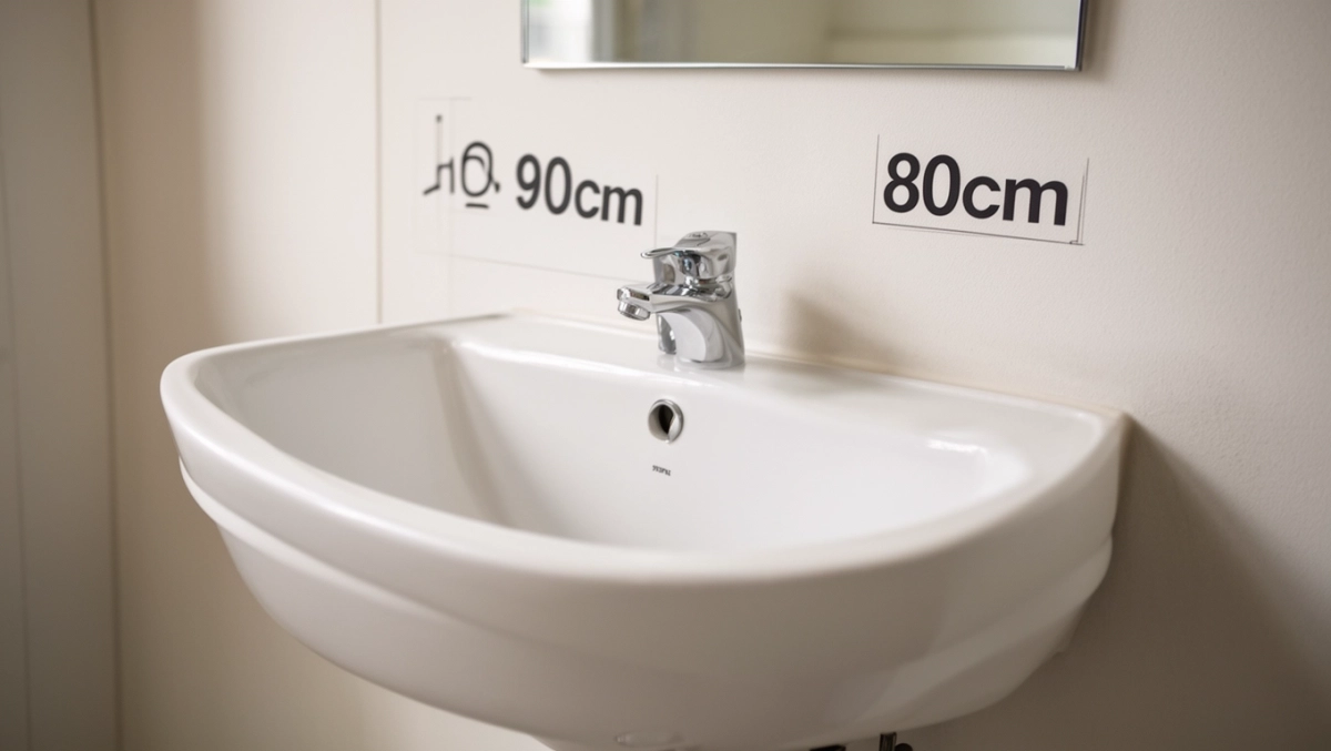 Wysokość montażu umywalki dla niepełnosprawnych
