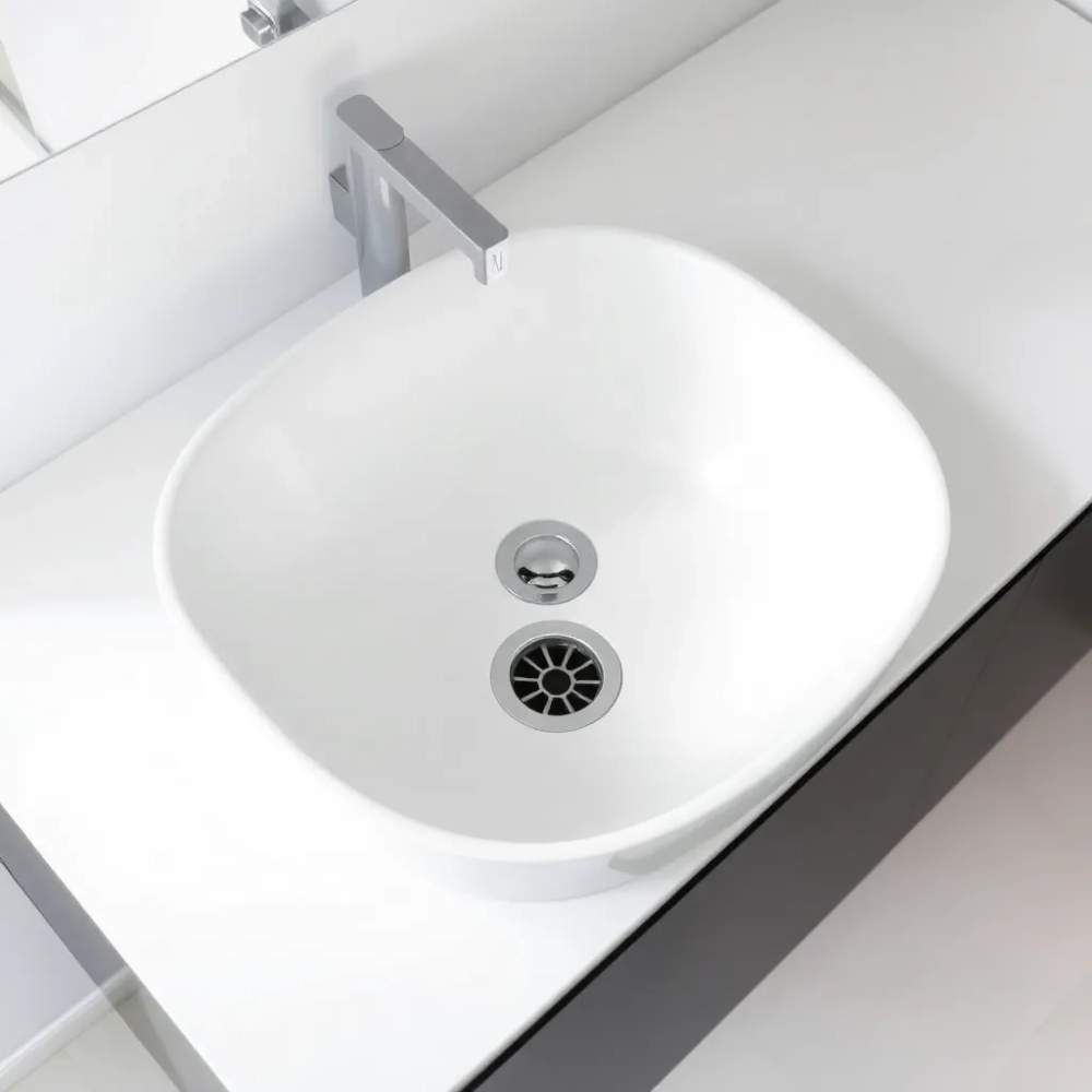 Wysokość odpływu umywalki nablatowej