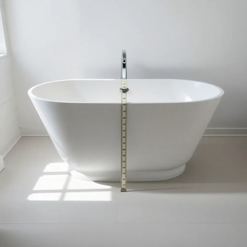 Wysokość wanny wolnostojącej