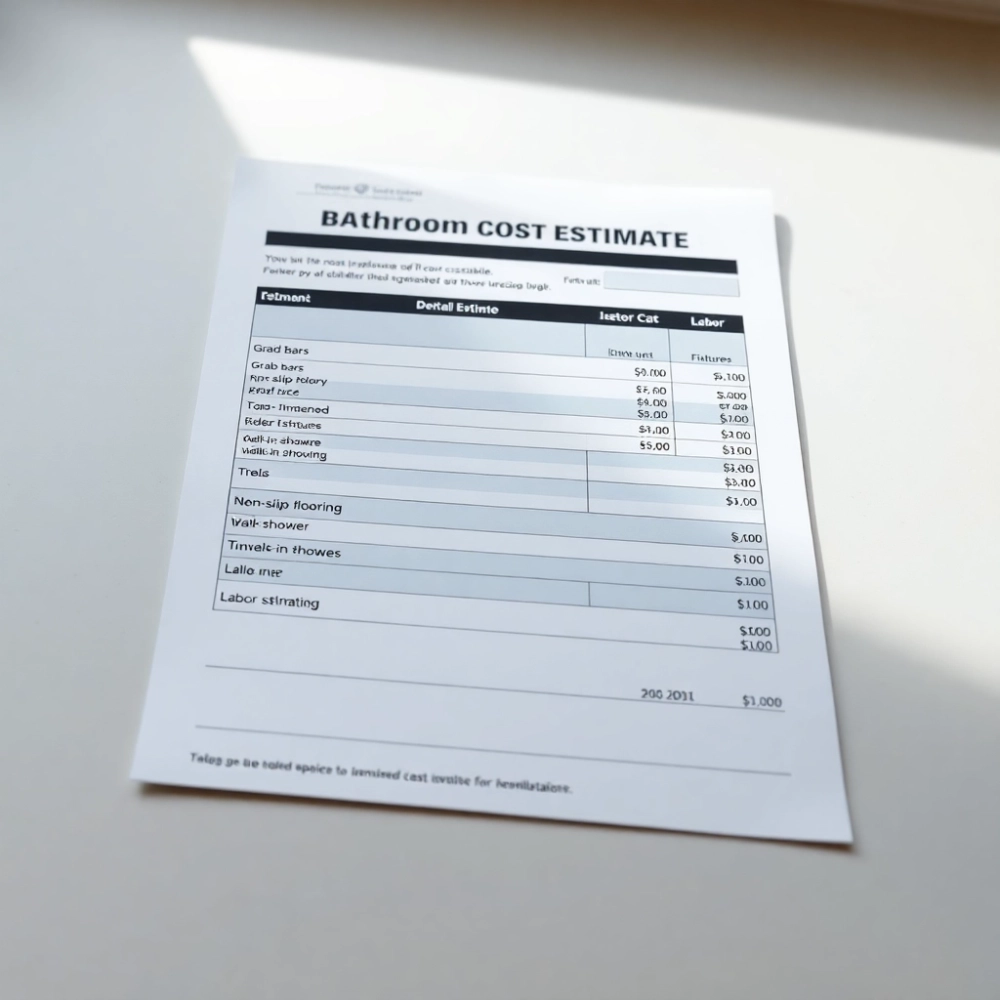Wzór kosztorysu łazienki dla niepełnosprawnych