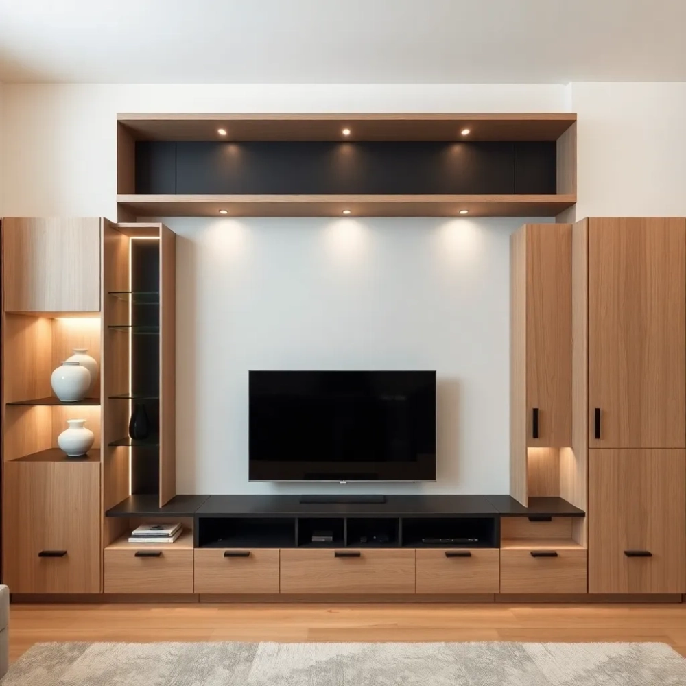 Zabudowa salonu na wymiar