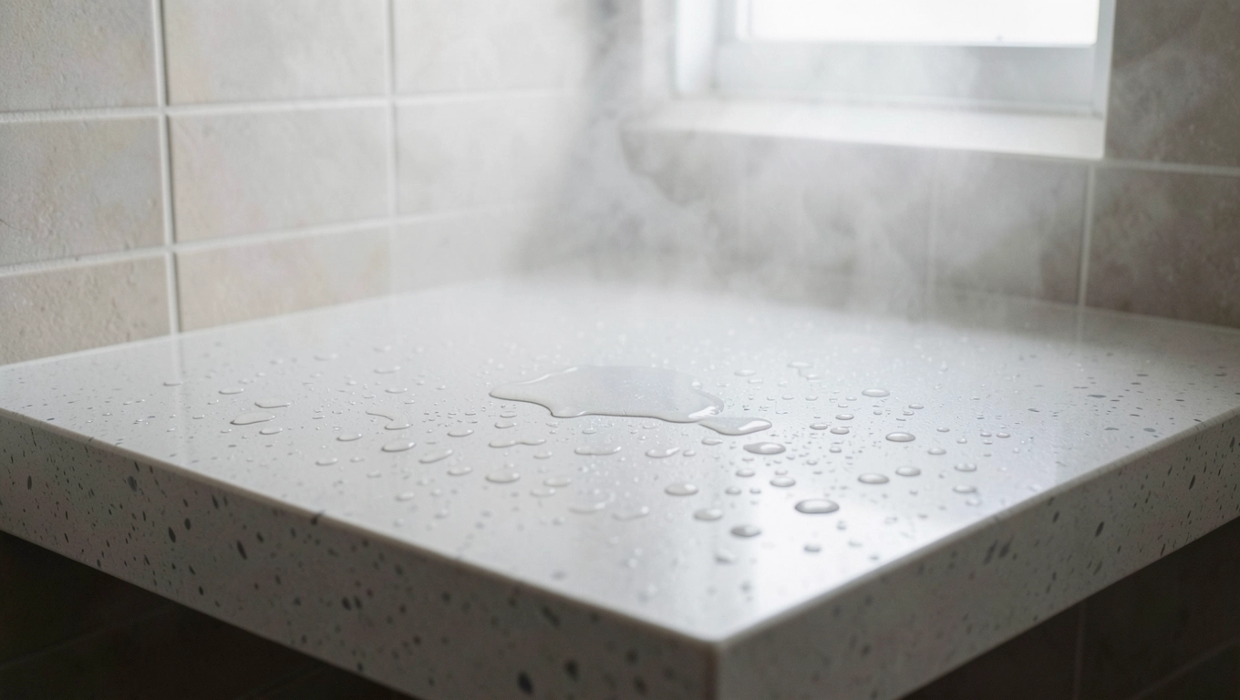 Zalety blatu z konglomeratu w wilgotnej łazience