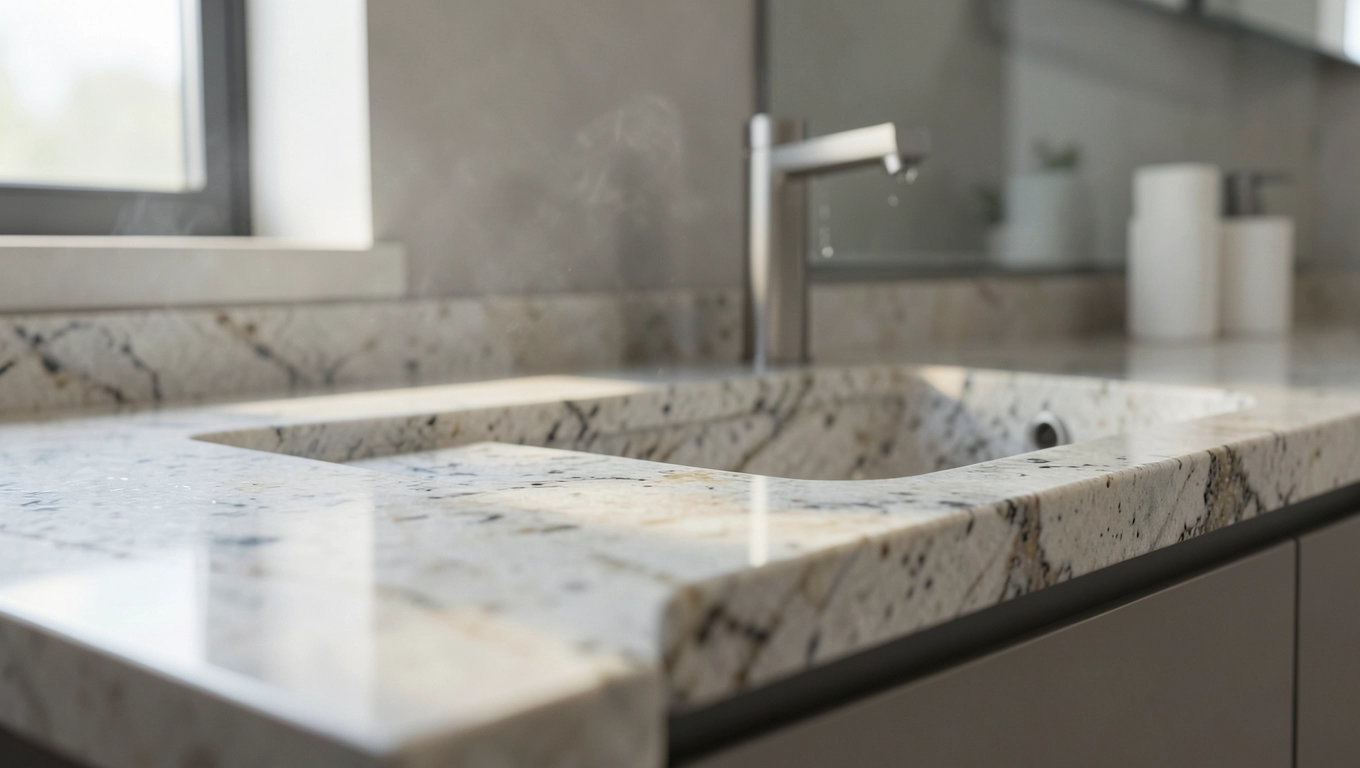 Zalety i trwałość kamiennych blatów łazienkowych
