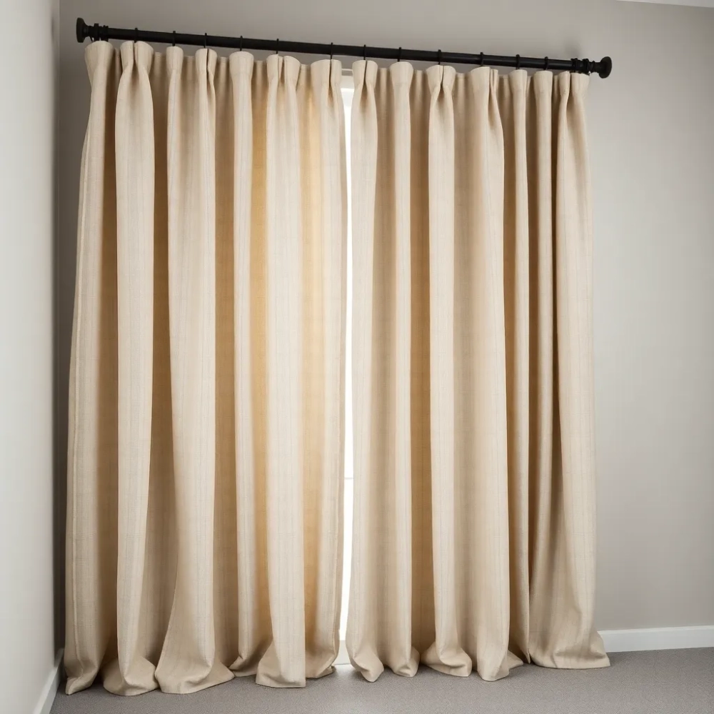 Zasłony do szarego salonu