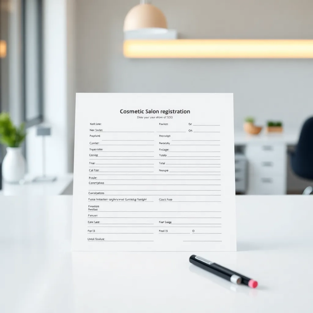 Zgłoszenie salonu kosmetycznego do sanepidu wzór