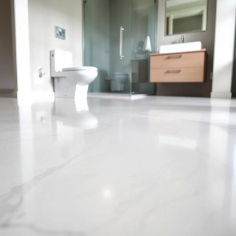 Żywica epoksydowa do łazienki na podłogę